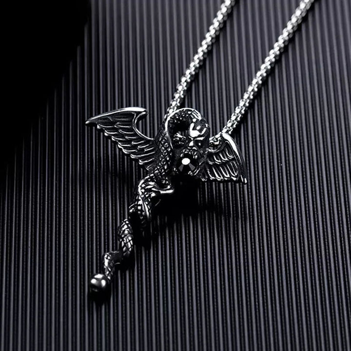 WorldNorse Dragon Wing Sword Necklace - image 1