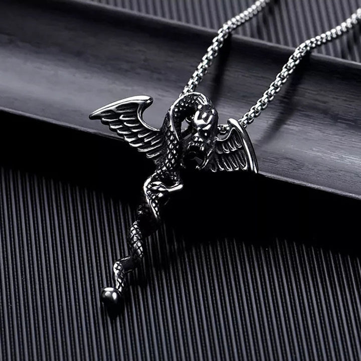WorldNorse Dragon Wing Sword Necklace - image 2