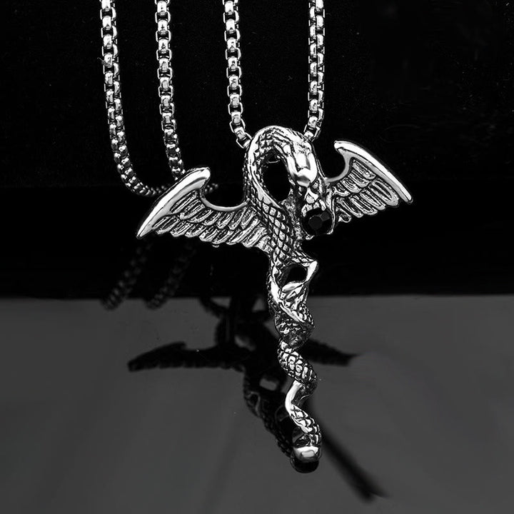 WorldNorse Dragon Wing Sword Necklace - image 4