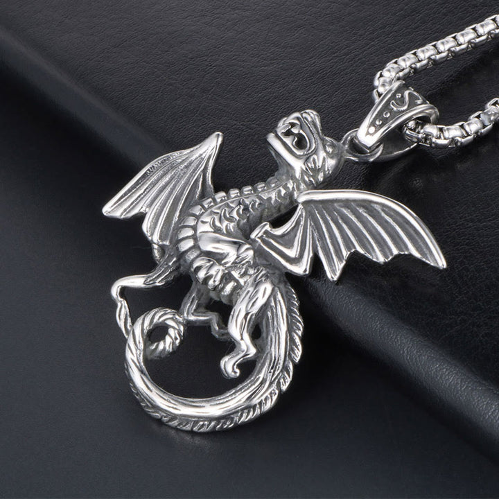 WorldNorse Dragon Fighter Flying Necklace - image 4
