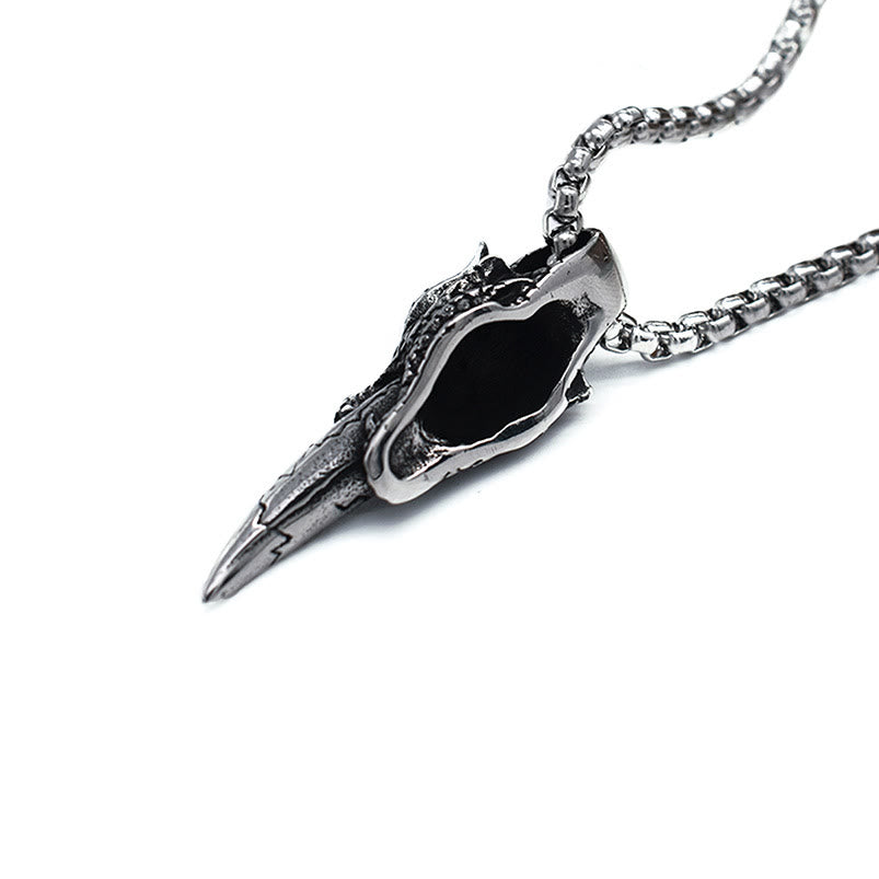 WorldNorse Dragon Head Tooth Necklace