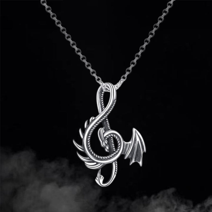 WorldNorse Note Dragon Necklace