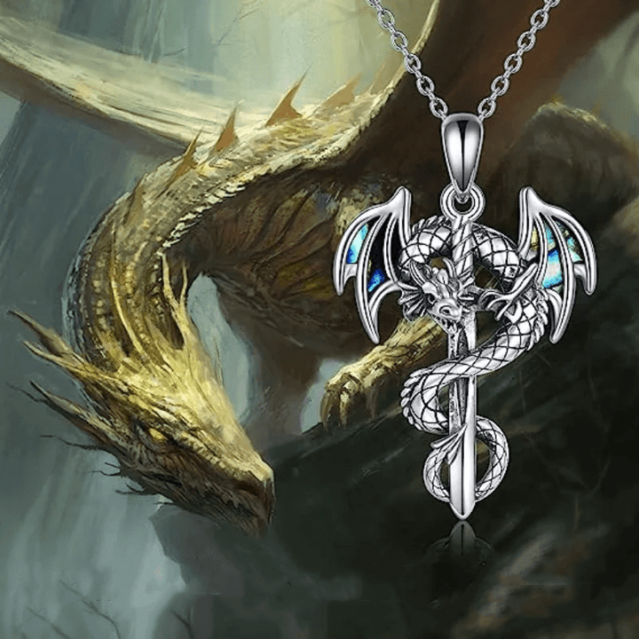 WorldNorse Norse Dragon With Wings Necklace