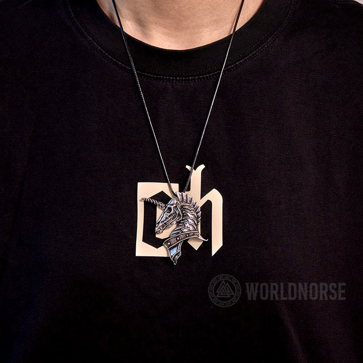 WorldNorse Unicorn Holy Beast Necklace