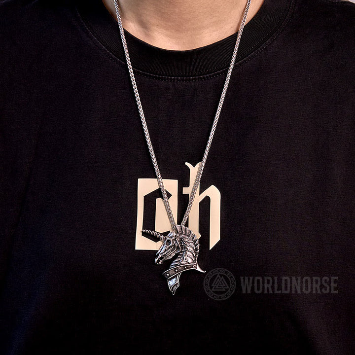 WorldNorse Unicorn Holy Beast Necklace