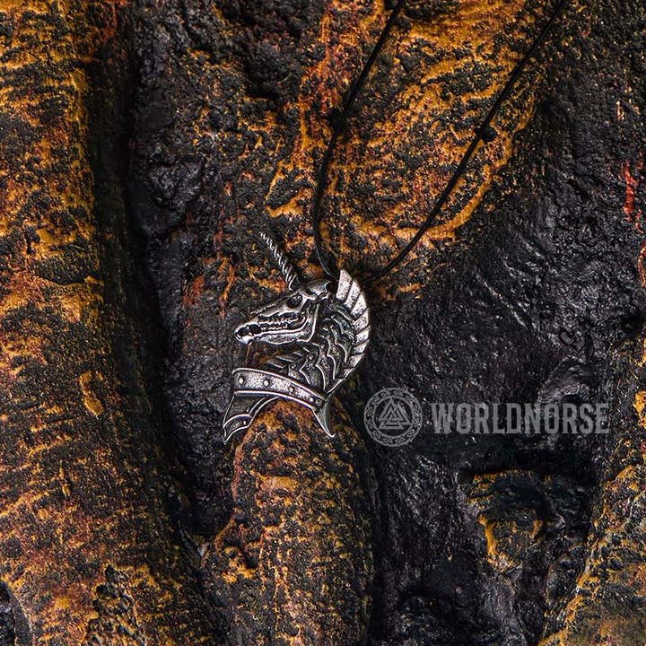 WorldNorse Unicorn Holy Beast Necklace