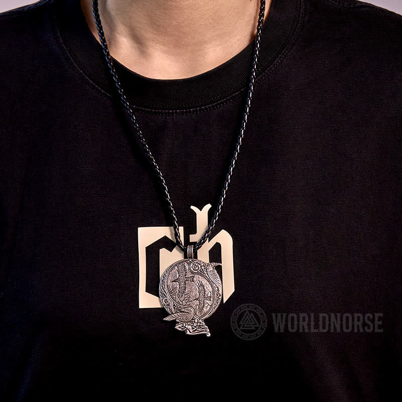 WorldNorse Odin Viking Raven Necklace