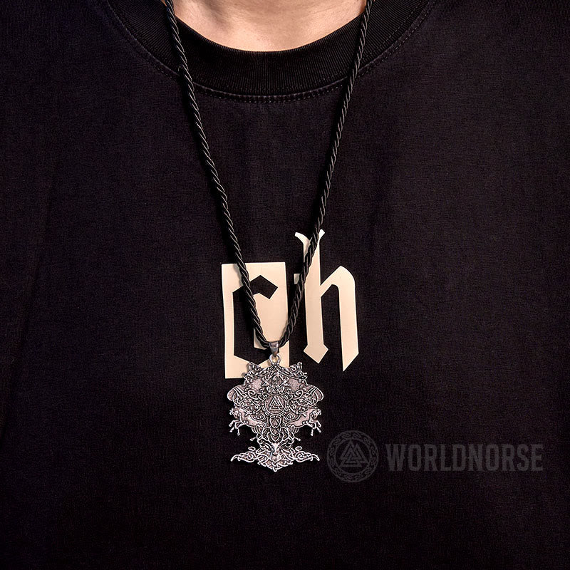 WorldNorse Valknut Spirit Tree Of Life Necklace - image 5