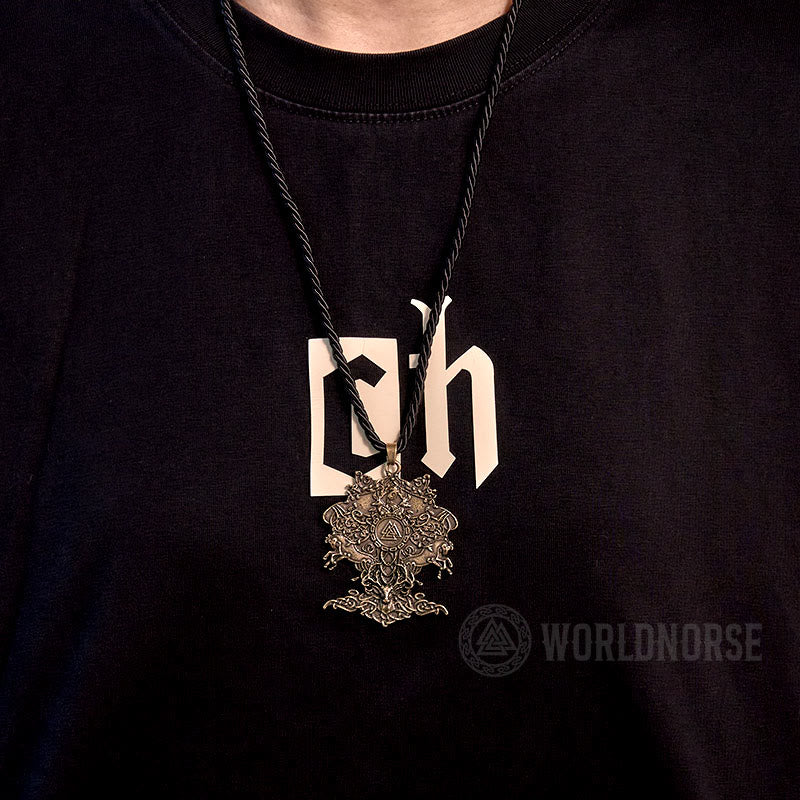 WorldNorse Valknut Spirit Tree Of Life Necklace