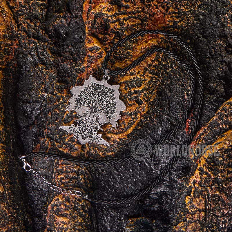 WorldNorse Valknut Spirit Tree Of Life Necklace - image 4
