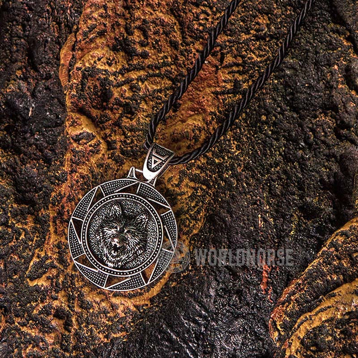 WorldNorse Celtic Mythical Wolf Necklace - With 60cm Rope - image 4