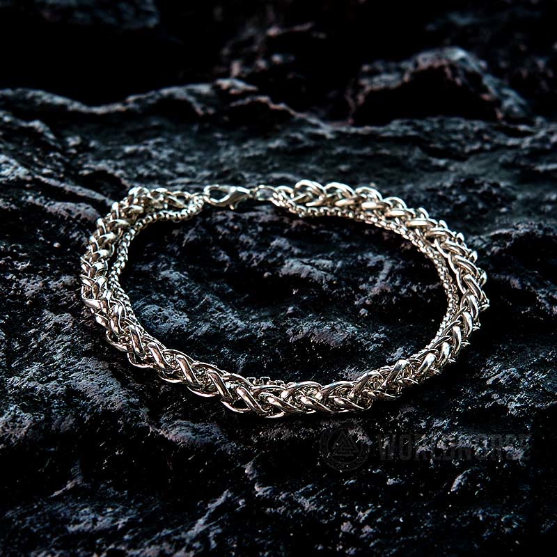 WorldNorse Double Layer Keel Chain Bracelet