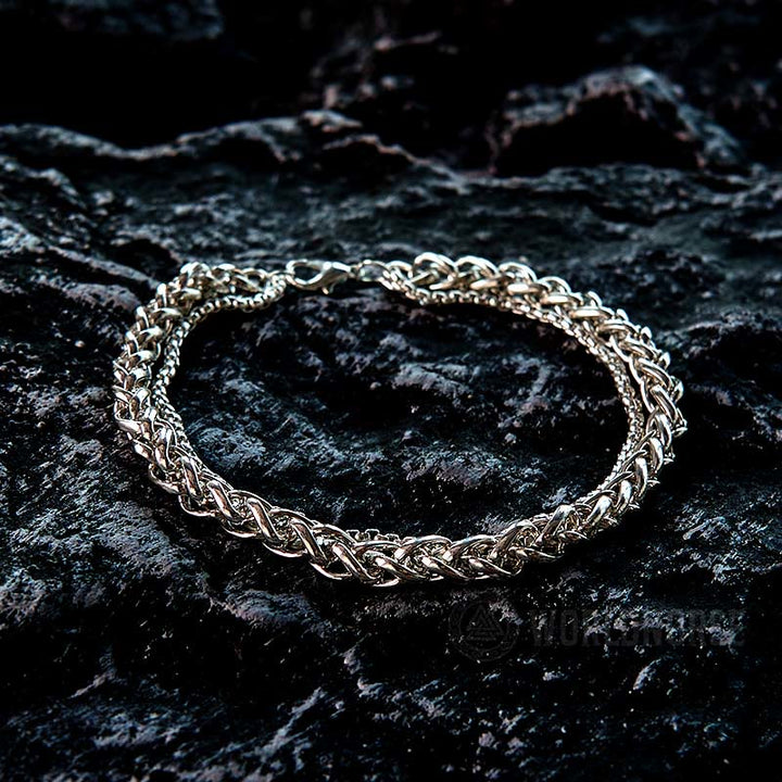 WorldNorse Double Layer Keel Chain Bracelet