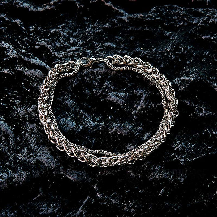 WorldNorse Double Layer Keel Chain Bracelet