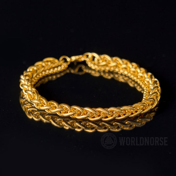 WorldNorse Double Layer Keel Chain Bracelet