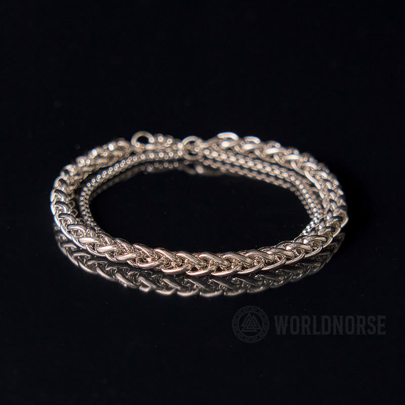 WorldNorse Double Layer Keel Chain Bracelet