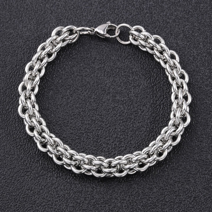 WorldNorse Lobster Claw Clasp Rope Chain Bracelet