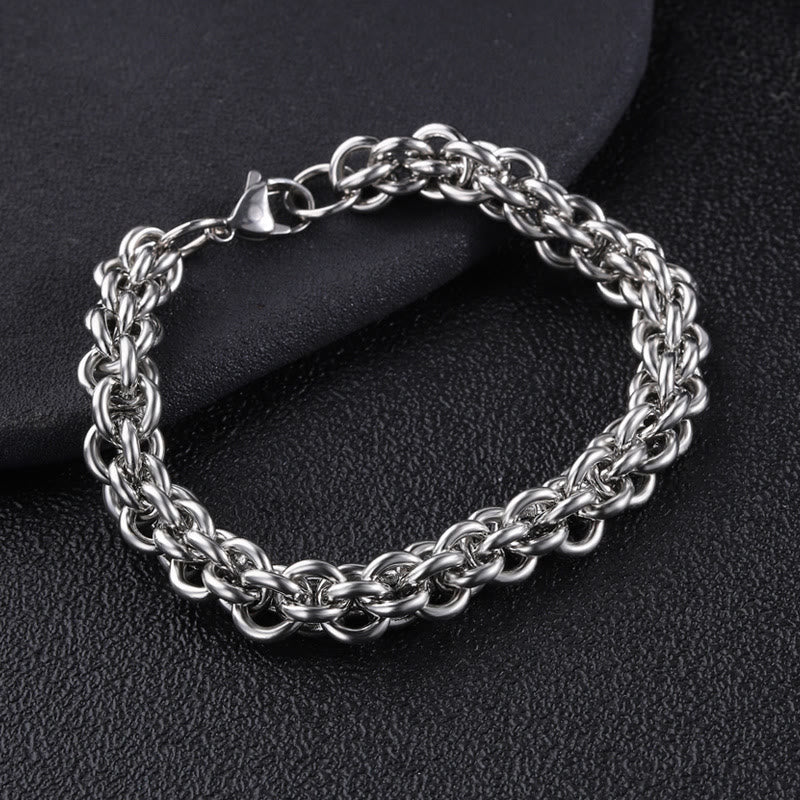 WorldNorse Lobster Claw Clasp Rope Chain Bracelet