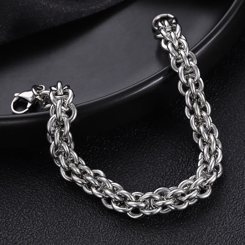 WorldNorse Lobster Claw Clasp Rope Chain Bracelet