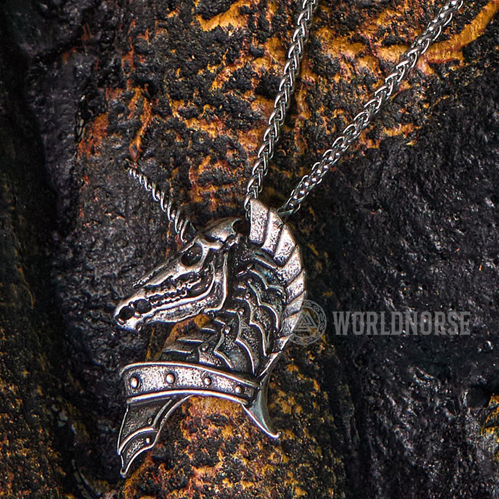 WorldNorse Unicorn Holy Beast Necklace