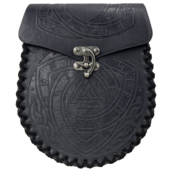 WorldNorse Viking Style Leather Belt Pouch Bag