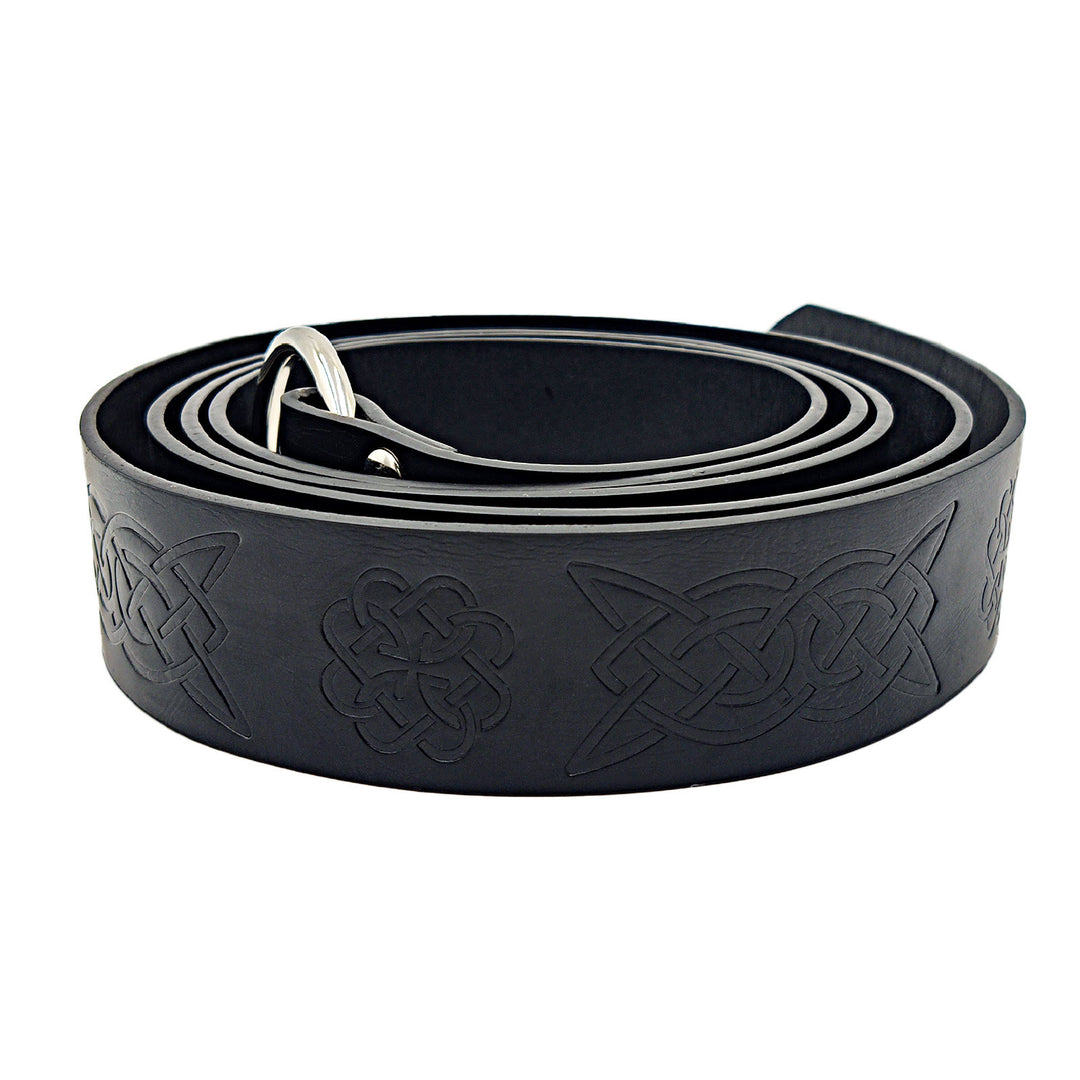 WorldNorse Retro Celtic Knot Leather Belt