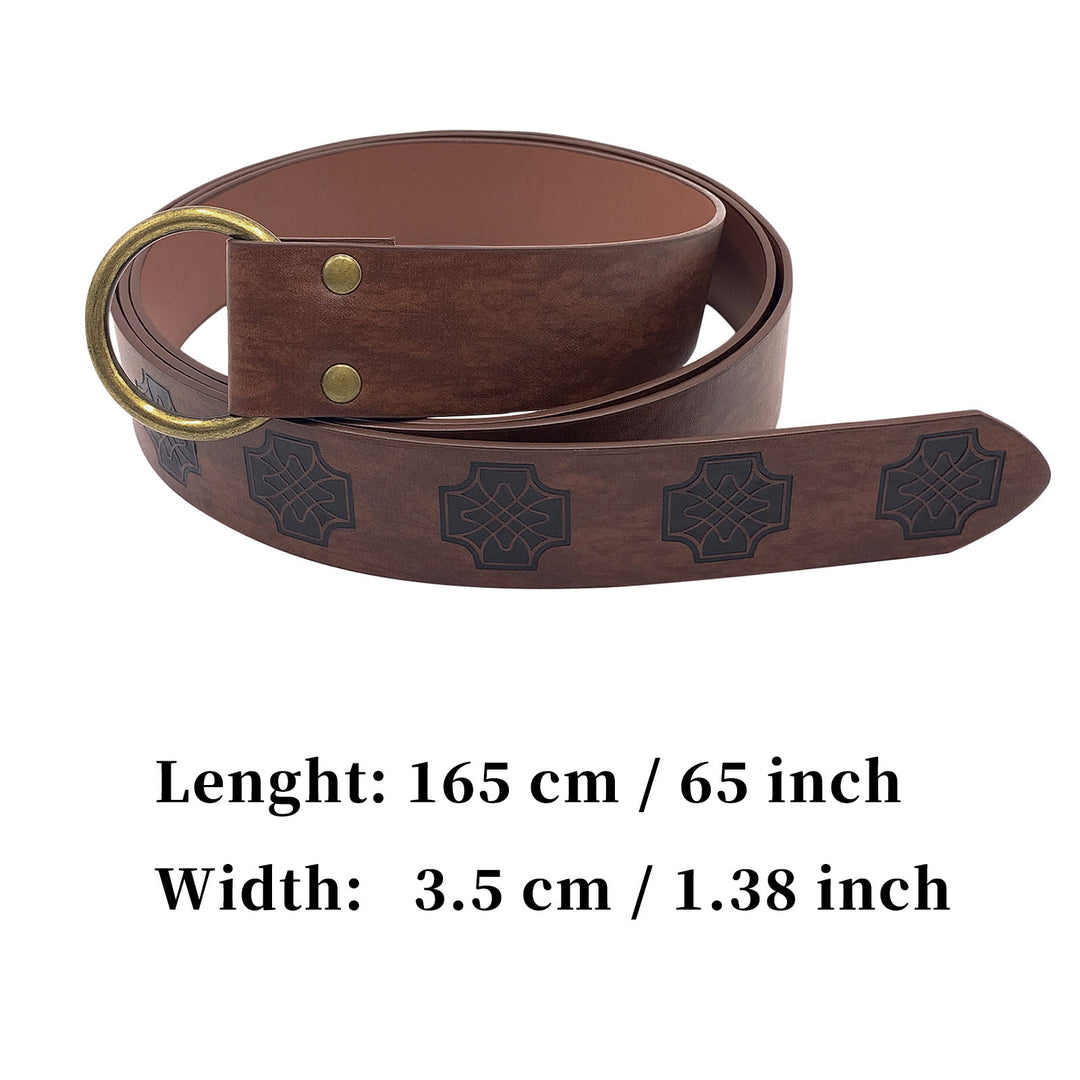 WorldNorse Viking Celtic Knot Embossed Belt