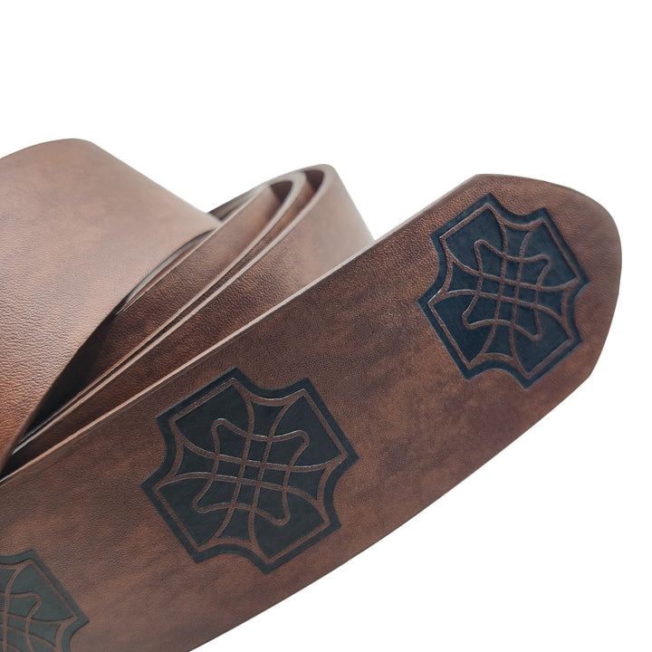 WorldNorse Viking Celtic Knot Embossed Belt