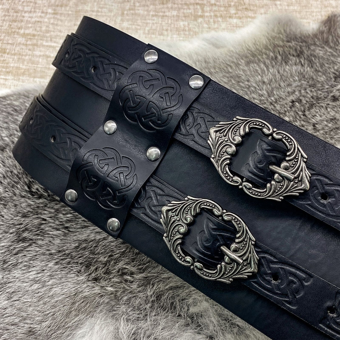 WorldNorse Medieval Knight Style Wide Belt