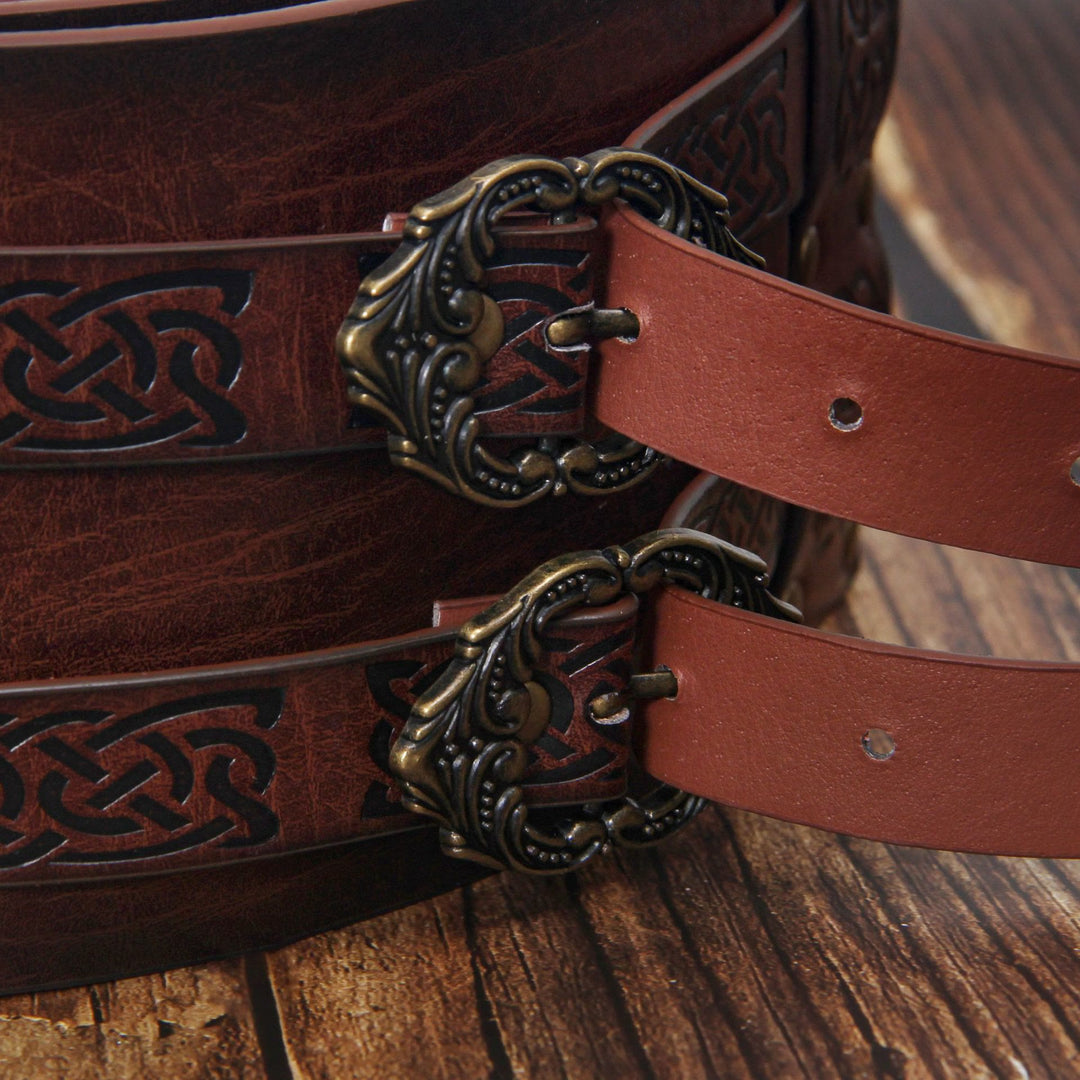 WorldNorse Medieval Knight Style Wide Belt