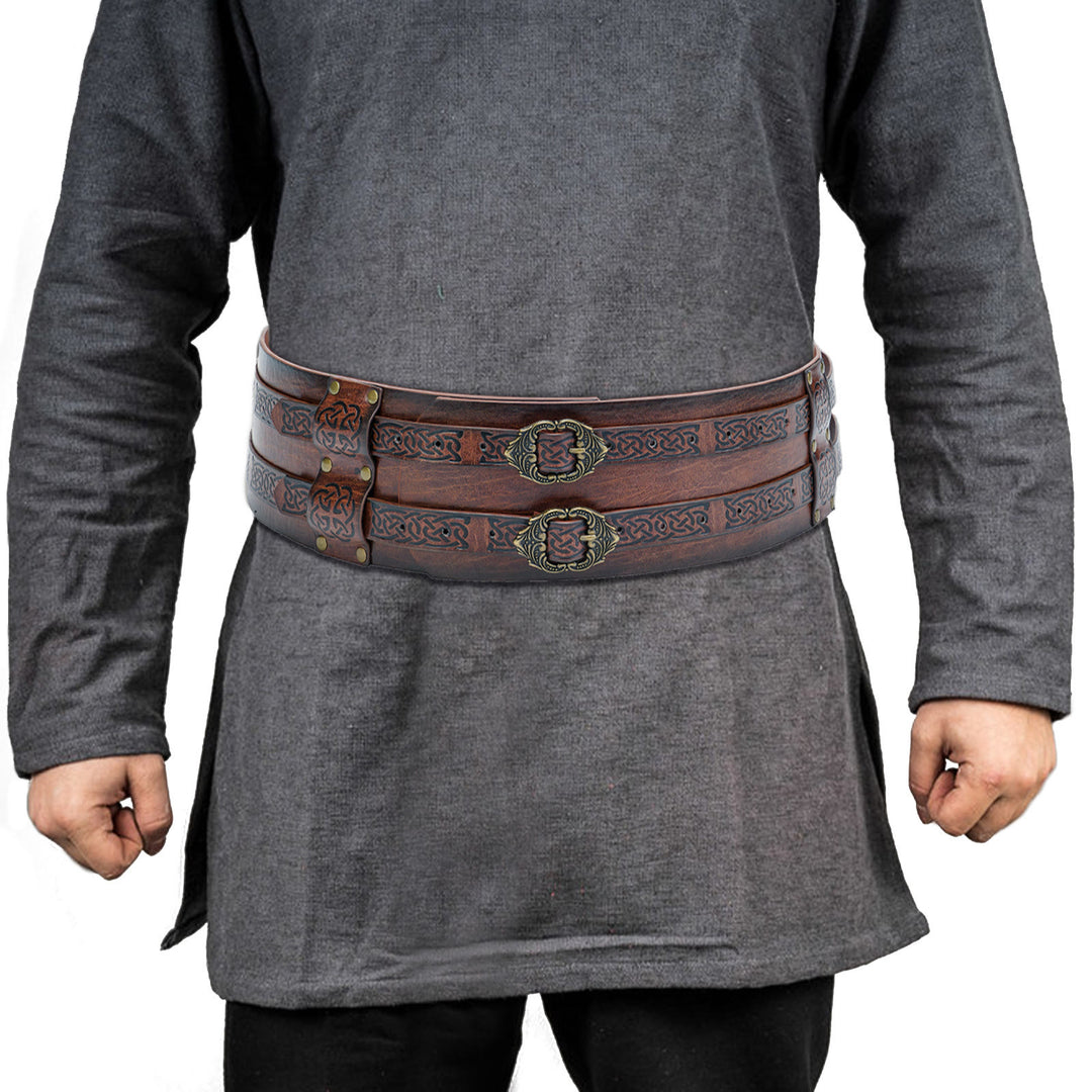 WorldNorse Medieval Knight Style Wide Belt