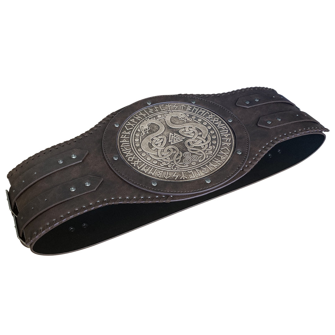 WorldNorse Vintage Serpent Valknut Rune Waistband