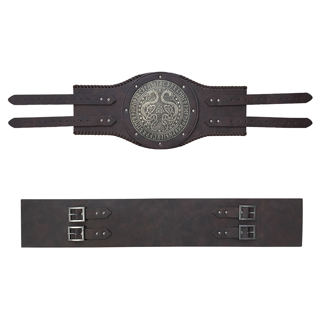 WorldNorse Vintage Serpent Valknut Rune Waistband