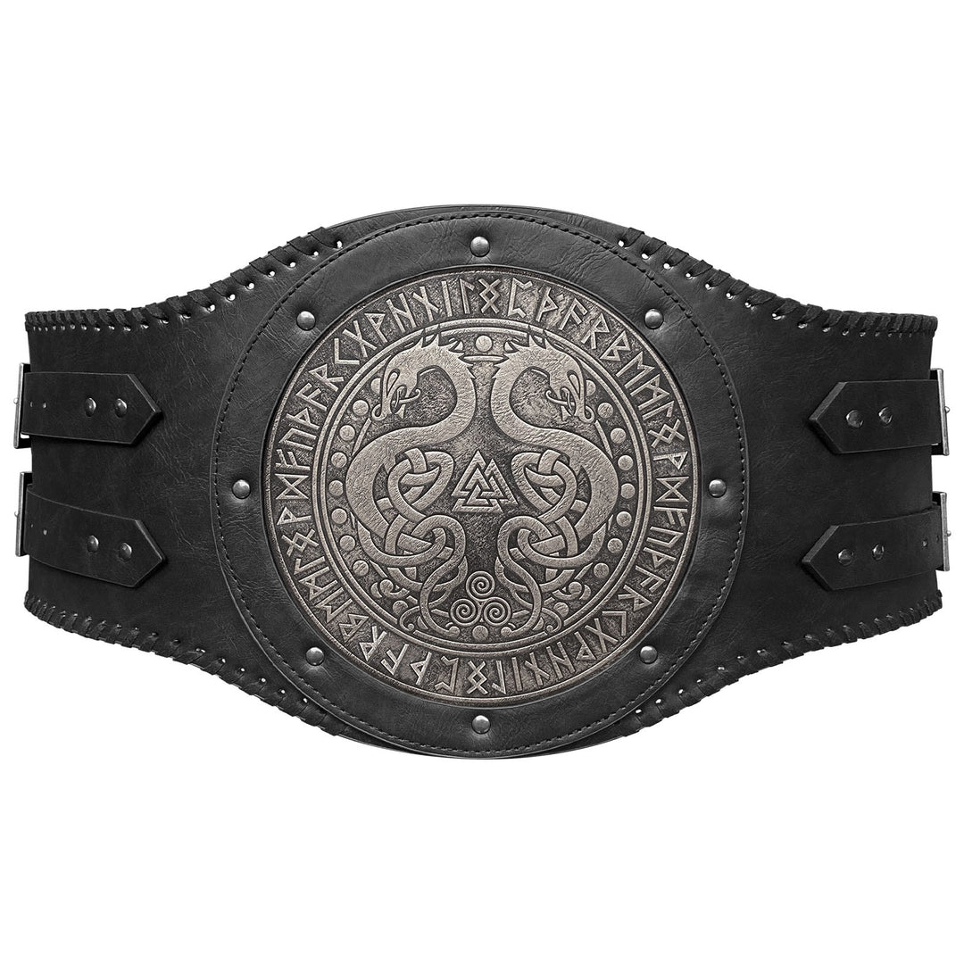WorldNorse Vintage Serpent Valknut Rune Waistband