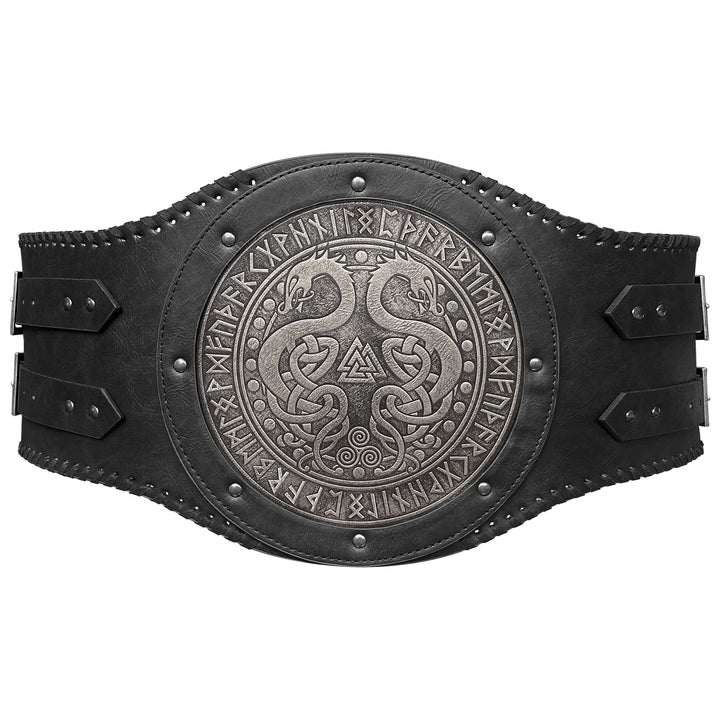 WorldNorse Vintage Serpent Valknut Rune Waistband