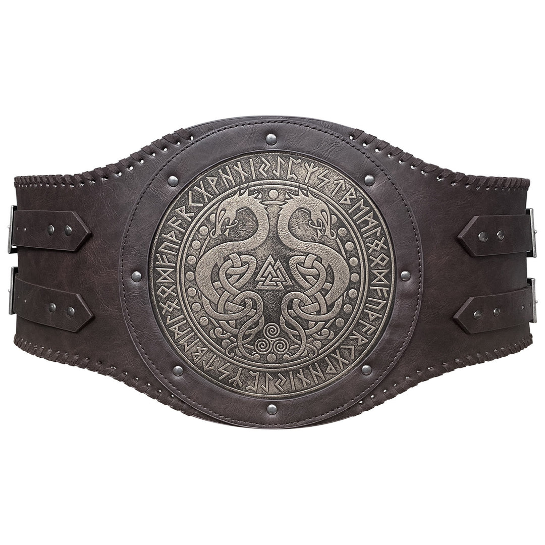 WorldNorse Vintage Serpent Valknut Rune Waistband