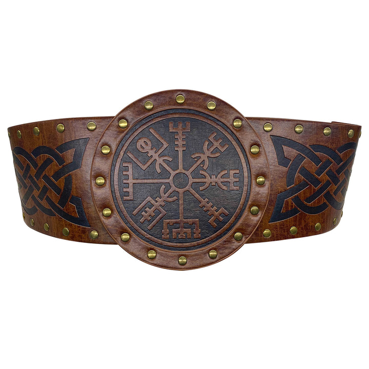 WorldNorse Rivet Celtic Knot Vegvisir Waistband