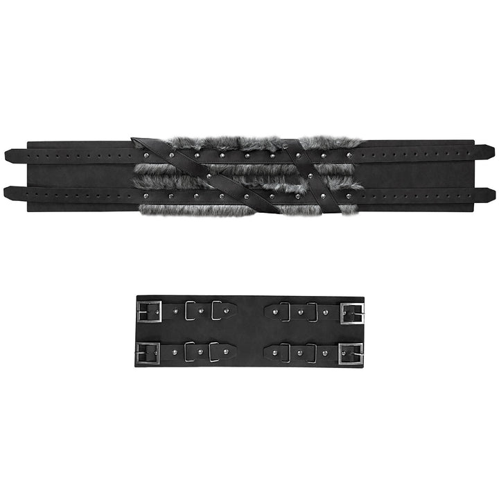 WorldNorse Viking Fur-Lined Rivet Waistband - image 11