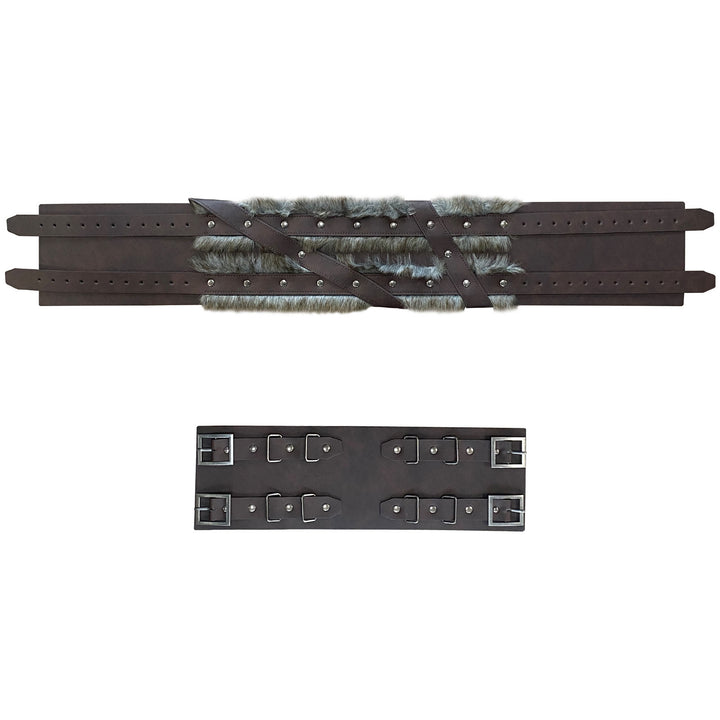 WorldNorse Viking Fur-Lined Rivet Waistband - image 4