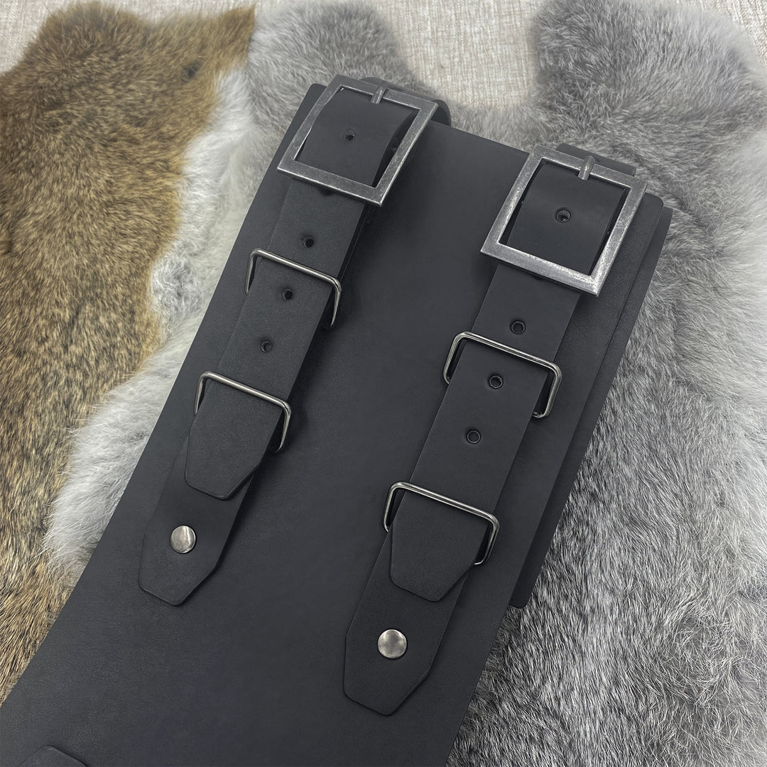 WorldNorse Viking Fur-Lined Rivet Waistband - image 8