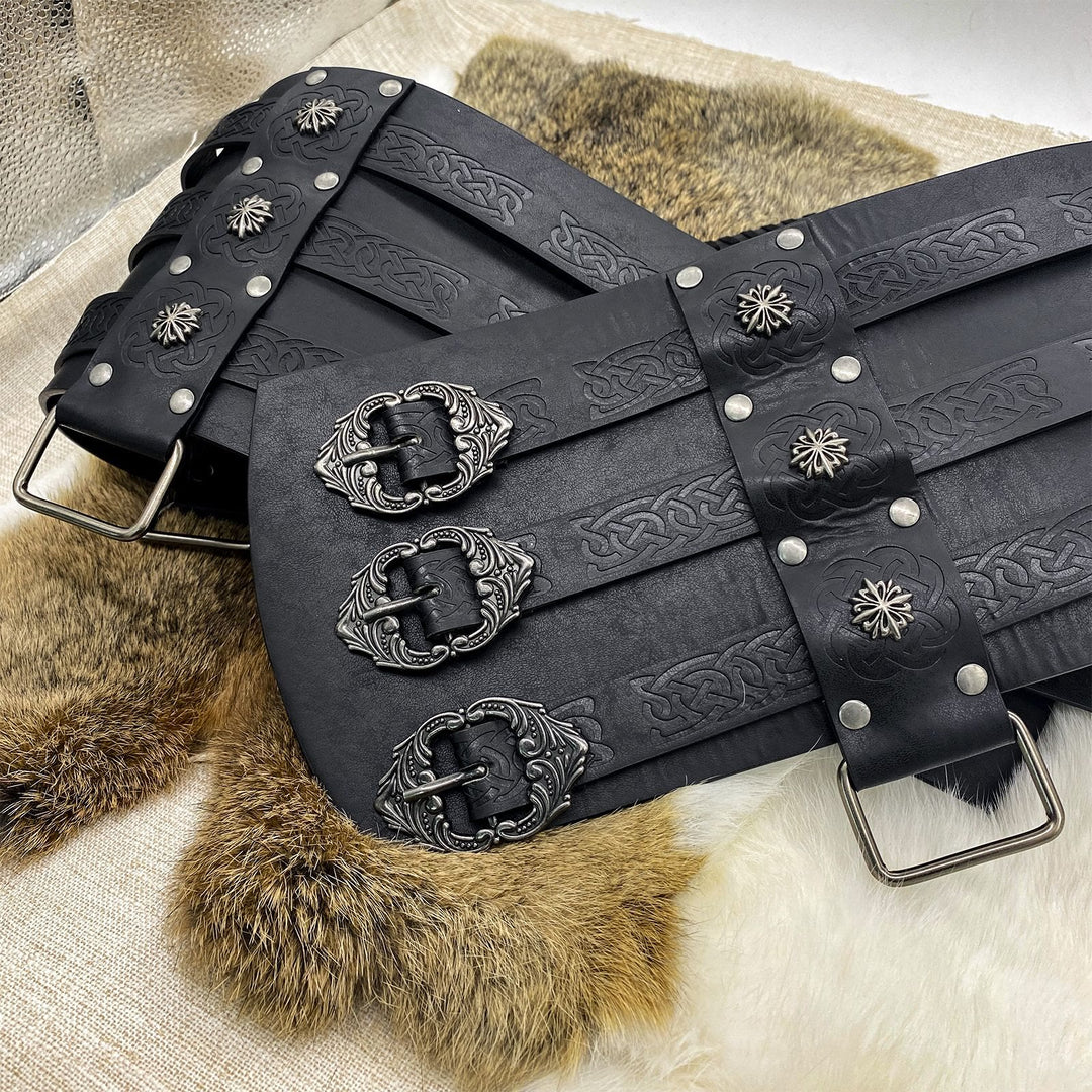 WorldNorse Norse Dragon Mjolnir Wolves Celtic Knot Waistband - image 7