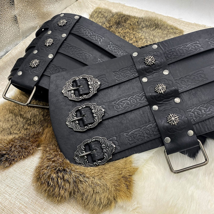 WorldNorse Norse Dragon Mjolnir Wolves Celtic Knot Waistband - image 7