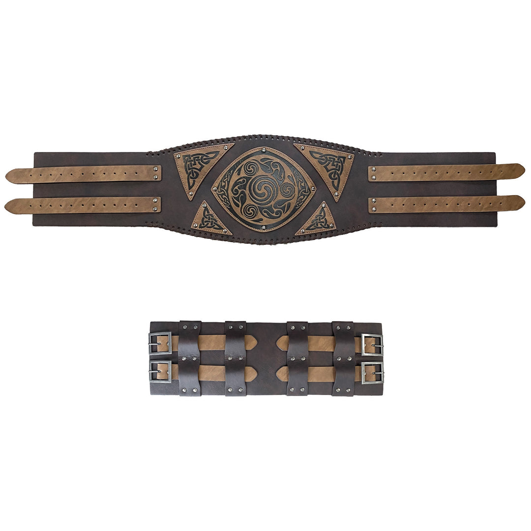 WorldNorse Nordic Celtic Knot Leather Waistband