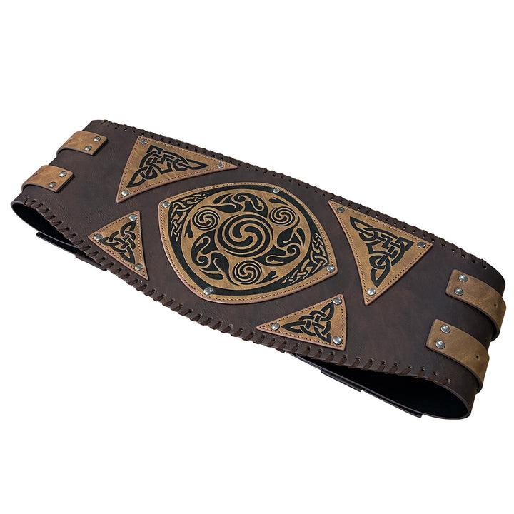 WorldNorse Nordic Celtic Knot Leather Waistband