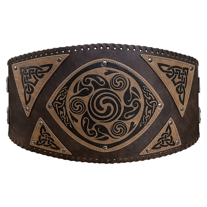 WorldNorse Nordic Celtic Knot Leather Waistband