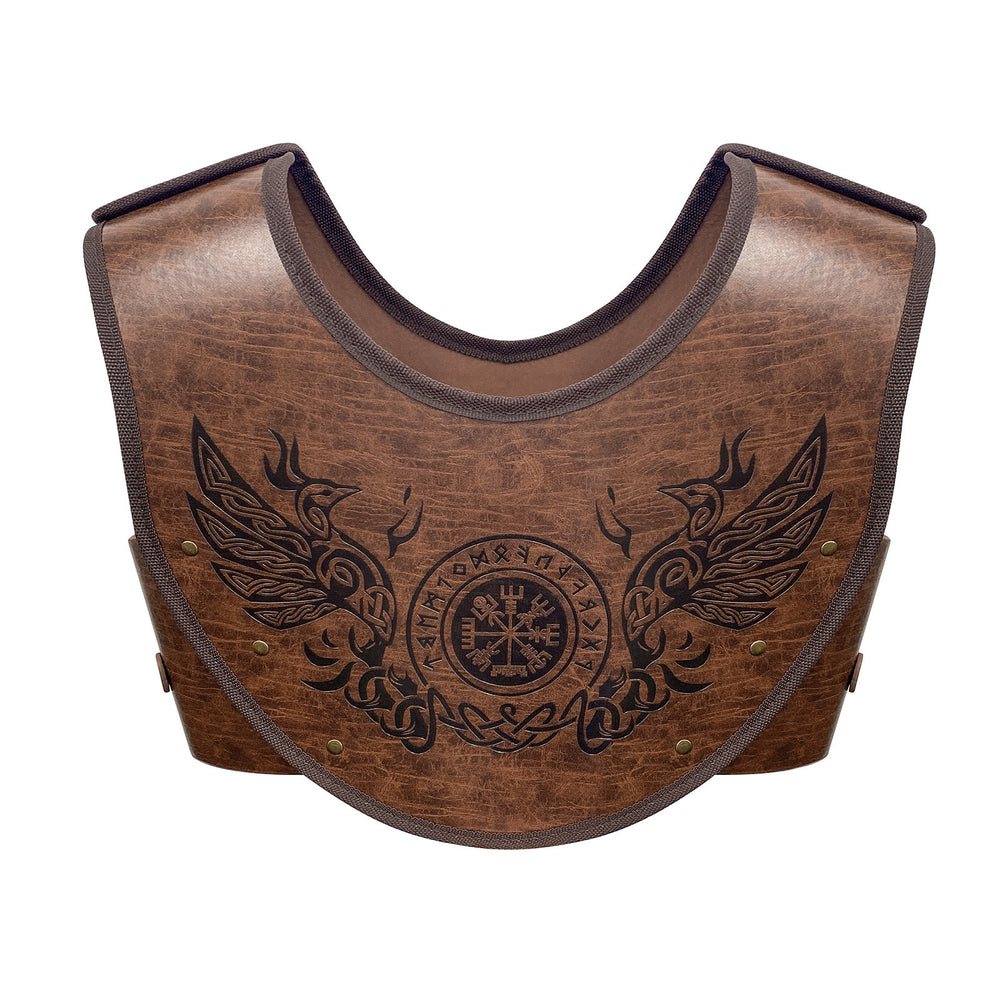 WorldNorse Celtic Knot Vegvisir Wolves Chest Armor - image 1
