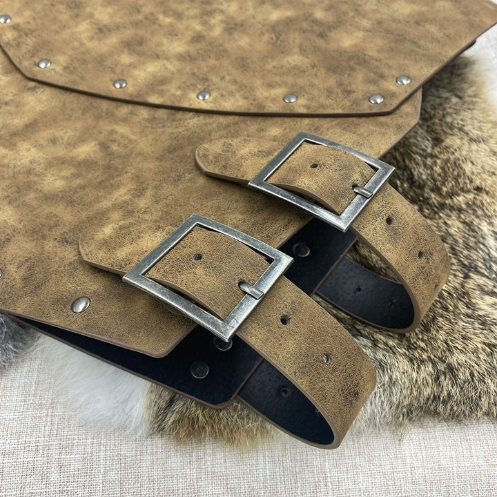 WorldNorse Retro Mercenary Knight Leather Chest Armor