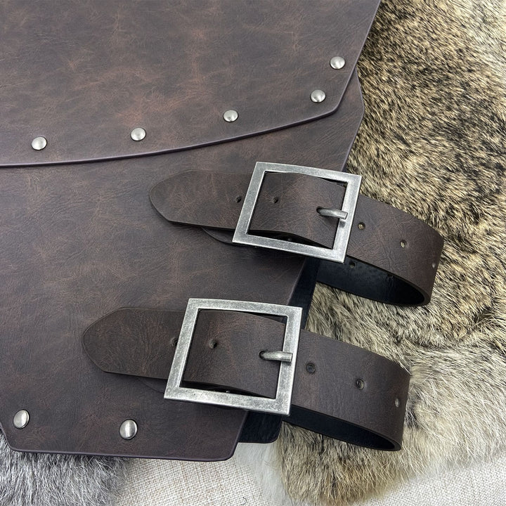 WorldNorse Retro Mercenary Knight Leather Chest Armor