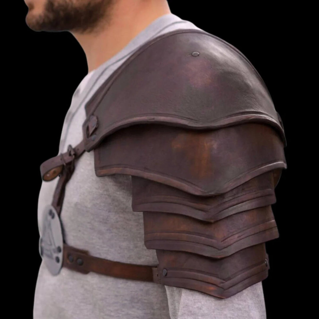 WorldNorse Medieval Steampunk Shrug Armor Single-Shoulder Pauldron - image 1
