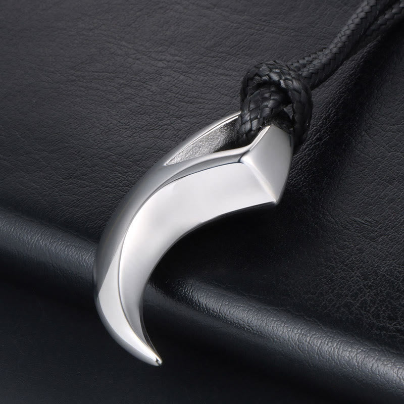 WorldNorse Wolf Tooth Spike Claw Necklace